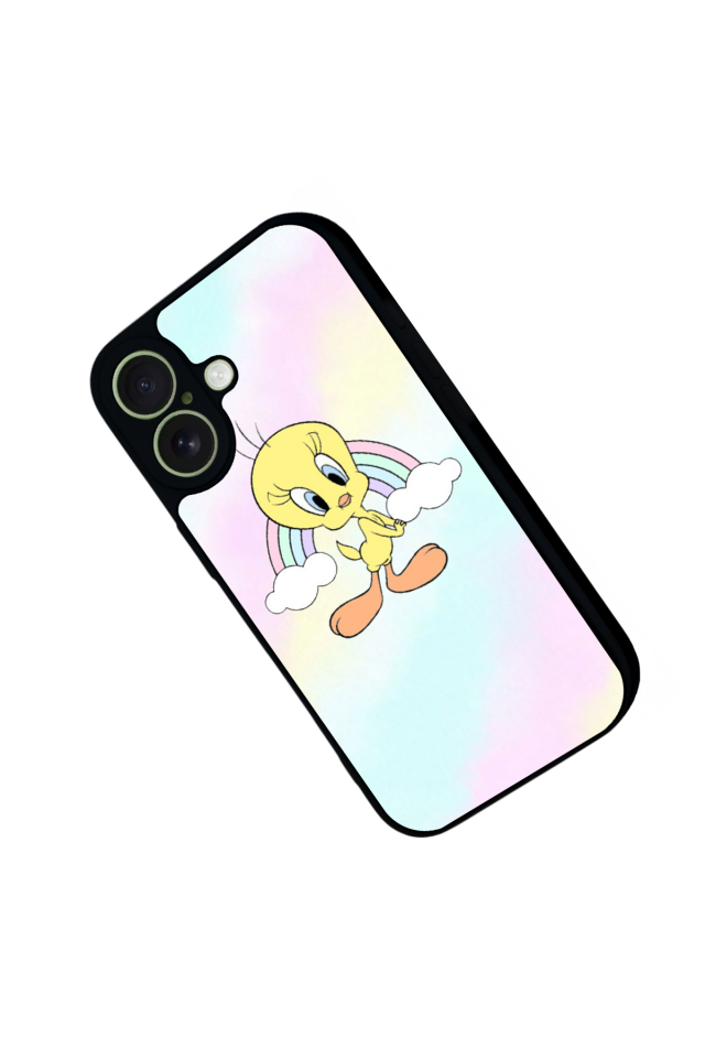 iPhone 17 Uyumlu Tweety Tasarımlı Glossy Premium Kılıf