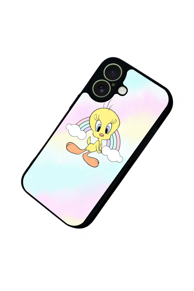 iPhone 17 Uyumlu Tweety Tasarımlı Glossy Premium Kılıf