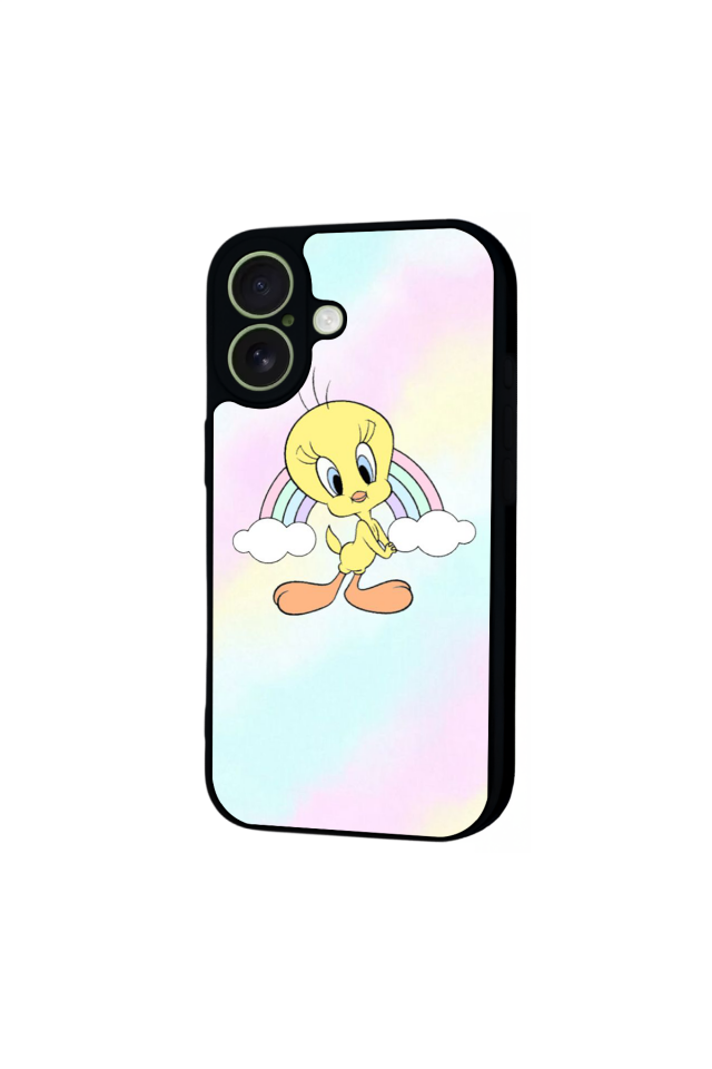 iPhone 17 Uyumlu Tweety Tasarımlı Glossy Premium Kılıf
