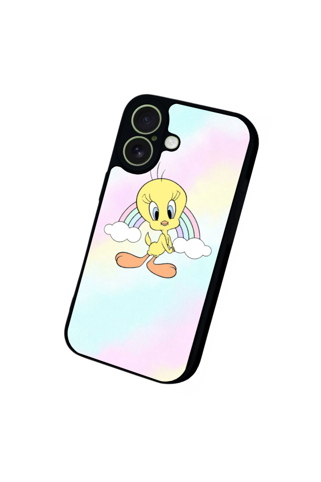 iPhone 17 Uyumlu Tweety Tasarımlı Glossy Premium Kılıf