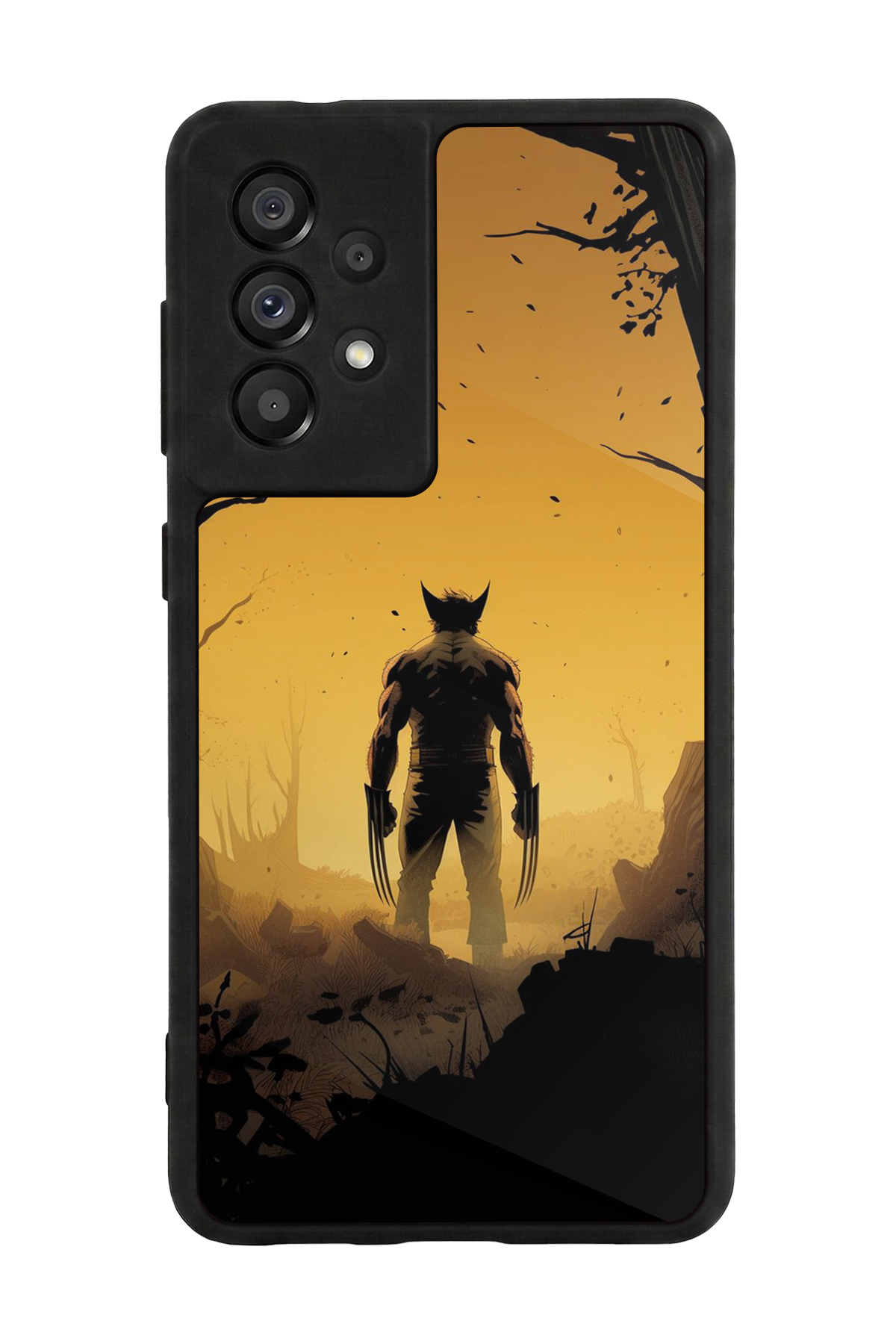 Samsung Galaxy A73 Uyumlu Wolverine Tasarımlı Glossy Premium Kılıf