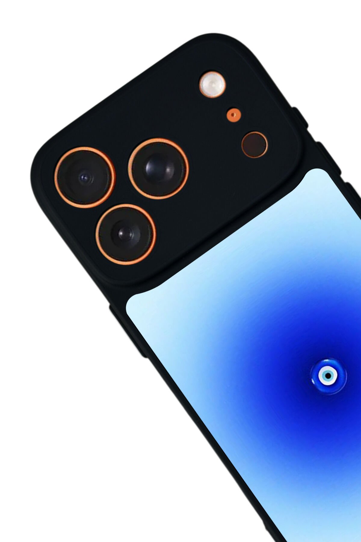 iPhone 17 Pro Max Uyumlu Nazar Tasarımlı Glossy Premium Kılıf