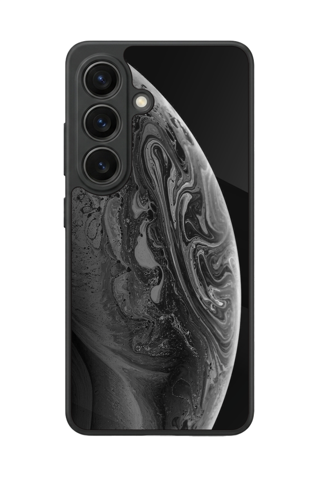 Samsung Galaxy S26 Uyumlu Ay Tasarımlı Glossy Premium Kılıf