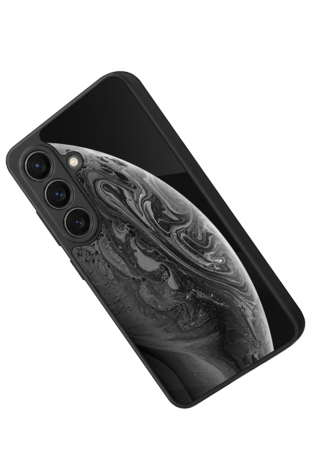 Samsung Galaxy S26 Uyumlu Ay Tasarımlı Glossy Premium Kılıf