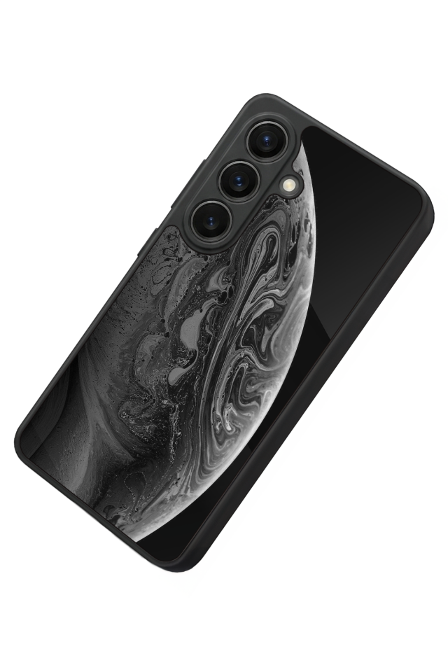 Samsung Galaxy S26 Uyumlu Ay Tasarımlı Glossy Premium Kılıf