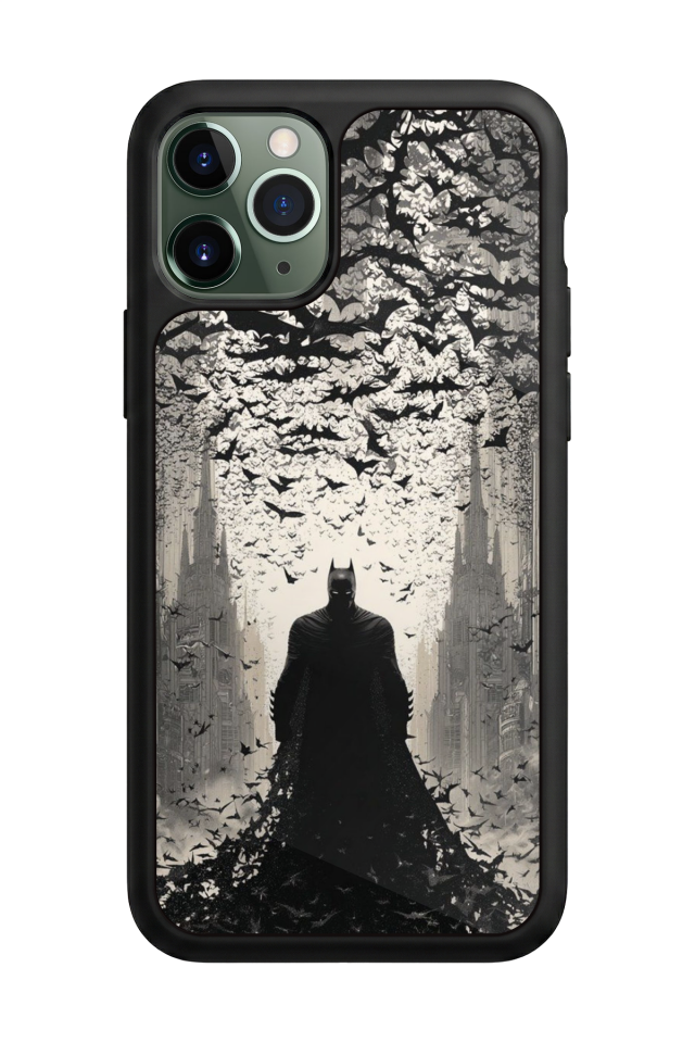 iPhone 11 Pro Max Uyumlu Batman Tasarımlı Glossy Premium Kılıf