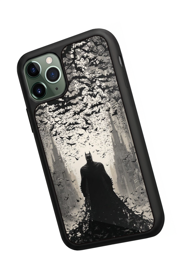iPhone 11 Pro Max Uyumlu Batman Tasarımlı Glossy Premium Kılıf