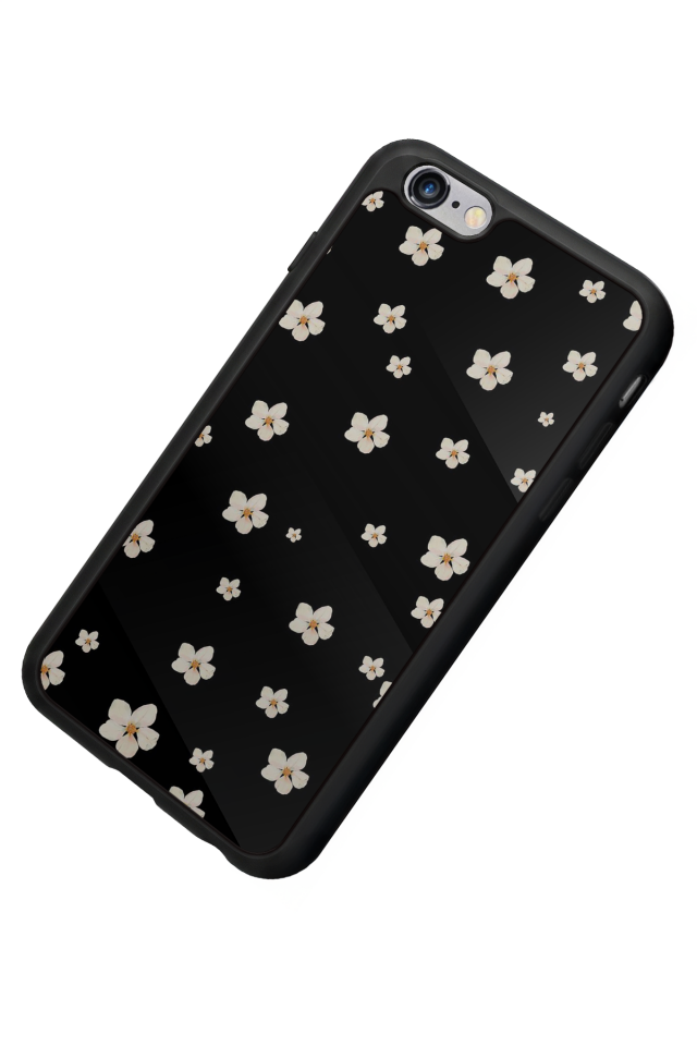 iPhone 6s Plus Uyumlu Cicek Tasarımlı Glossy Premium Kılıf