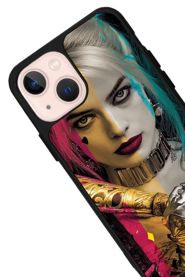 iPhone 14 Plus Uyumlu HarleyQueen Tasarımlı Glossy Premium Kılıf
