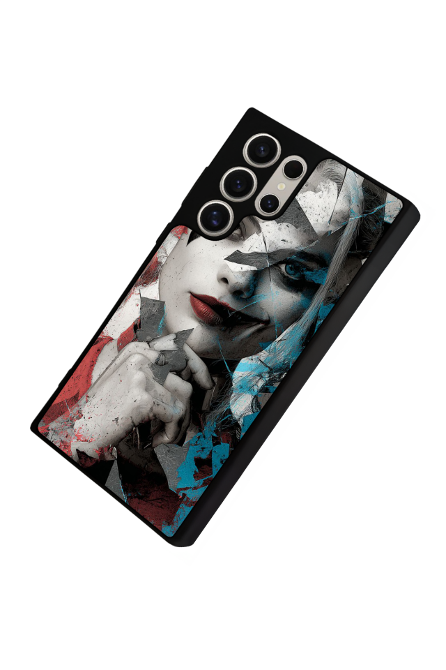 Samsung Galaxy S22 Ultra Uyumlu HarleyQueen Tasarımlı Glossy Premium Kılıf