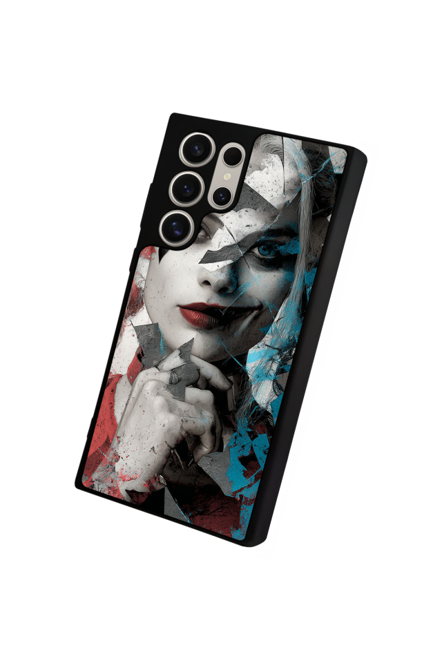 Samsung Galaxy S22 Ultra Uyumlu HarleyQueen Tasarımlı Glossy Premium Kılıf