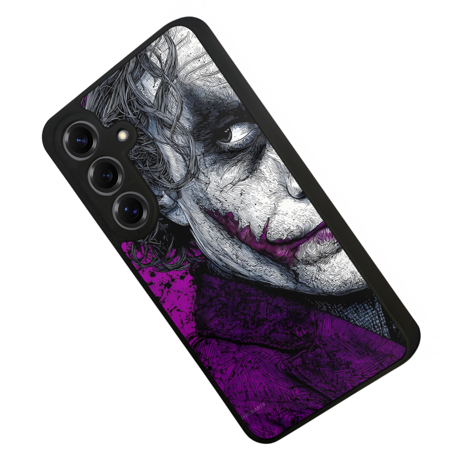 Samsung Galaxy S25 Uyumlu Joker Tasarımlı Glossy Premium Kılıf