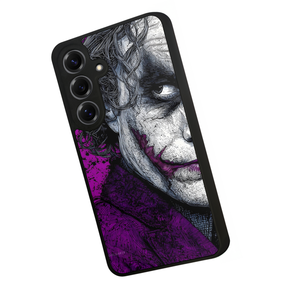 Samsung Galaxy S25 Uyumlu Joker Tasarımlı Glossy Premium Kılıf
