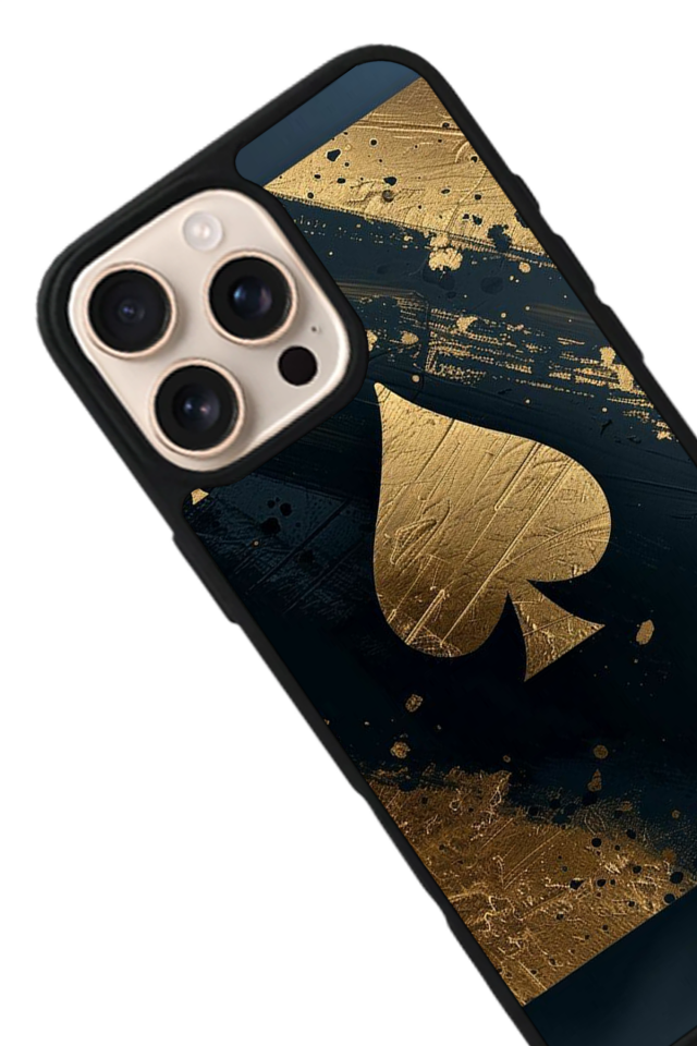iPhone 15 Pro Max Uyumlu Kart Tasarımlı Glossy Premium Kılıf