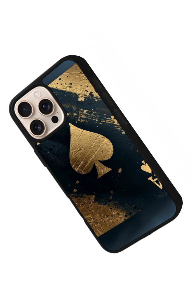iPhone 15 Pro Max Uyumlu Kart Tasarımlı Glossy Premium Kılıf