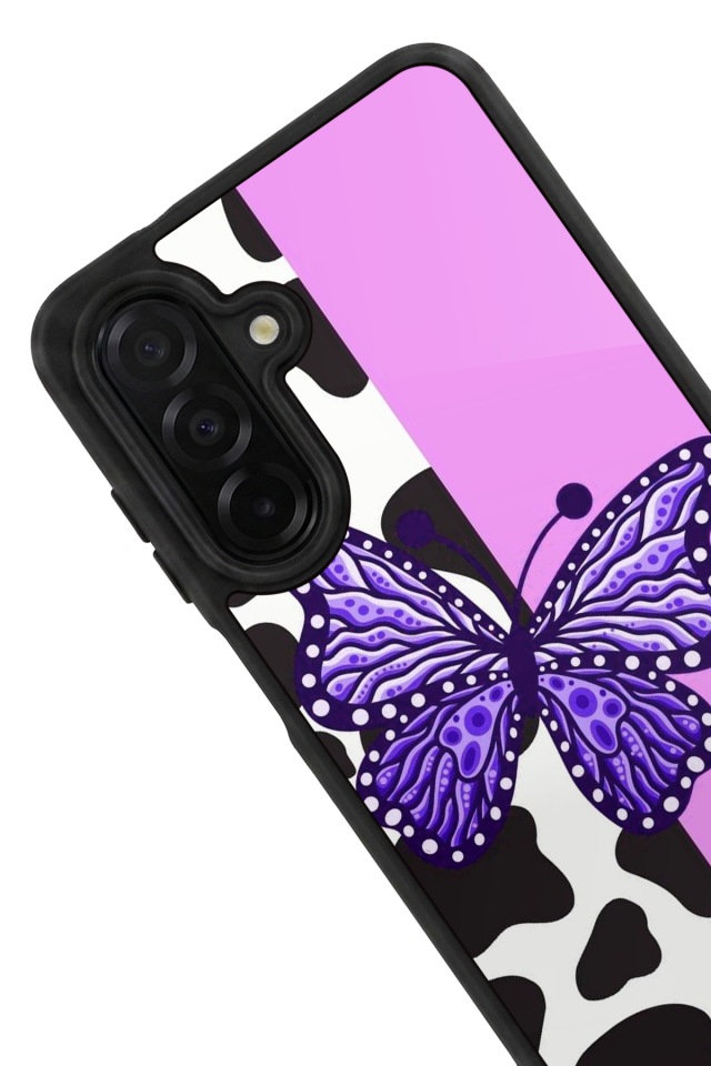 Samsung Galaxy A26 Uyumlu Kelebek Tasarımlı Glossy Premium Kılıf