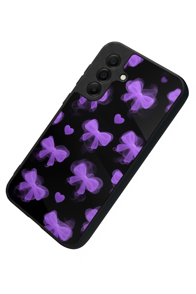 Samsung Galaxy A17 Uyumlu Kurdele Tasarımlı Glossy Premium Kılıf