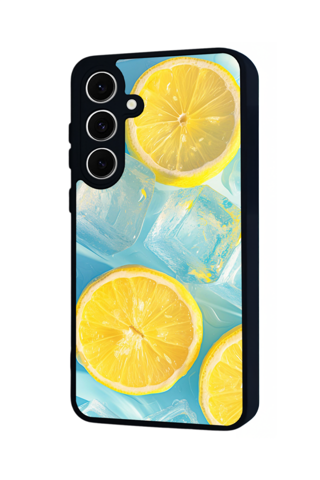 Samsung Galaxy A16 Uyumlu Limon Tasarımlı Glossy Premium Kılıf