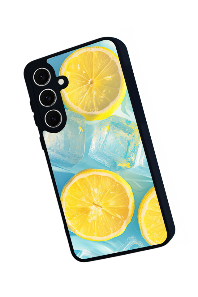 Samsung Galaxy A16 Uyumlu Limon Tasarımlı Glossy Premium Kılıf