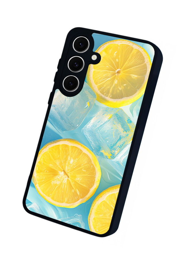 Samsung Galaxy A16 Uyumlu Limon Tasarımlı Glossy Premium Kılıf