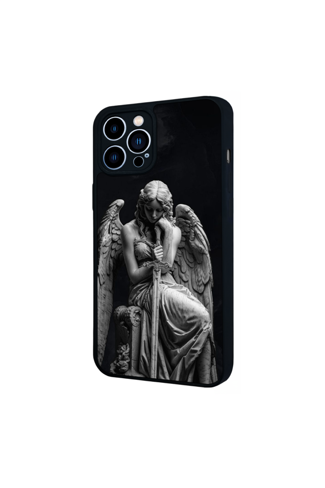 iPhone 13 Pro Max Uyumlu Melek Tasarımlı Glossy Premium Kılıf