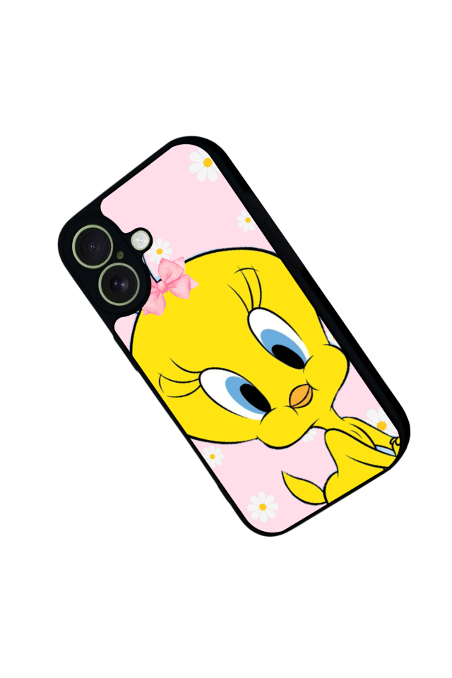 iPhone 17 Uyumlu Tweety Tasarımlı Glossy Premium Kılıf