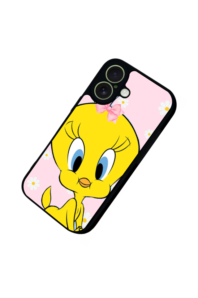 iPhone 17 Uyumlu Tweety Tasarımlı Glossy Premium Kılıf