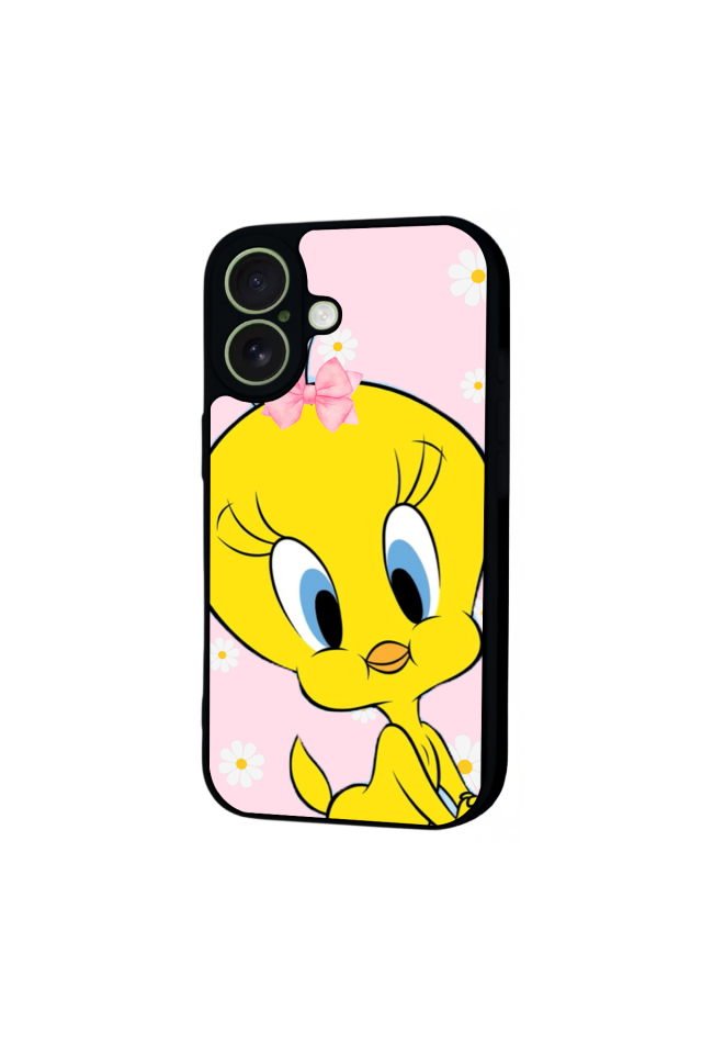 iPhone 17 Uyumlu Tweety Tasarımlı Glossy Premium Kılıf