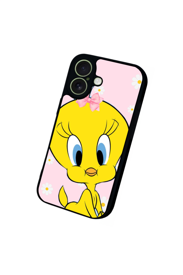 iPhone 17 Uyumlu Tweety Tasarımlı Glossy Premium Kılıf