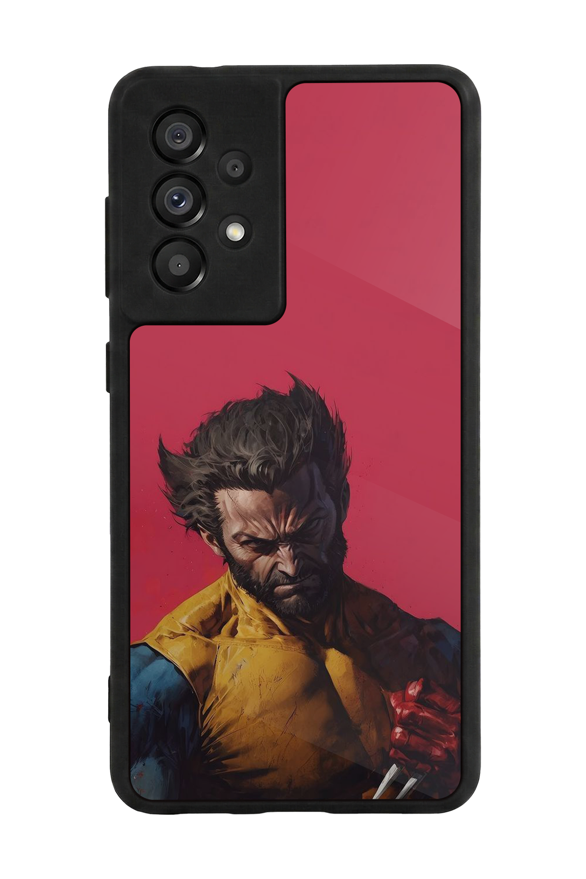 Samsung Galaxy A73 Uyumlu Wolverine Tasarımlı Glossy Premium Kılıf