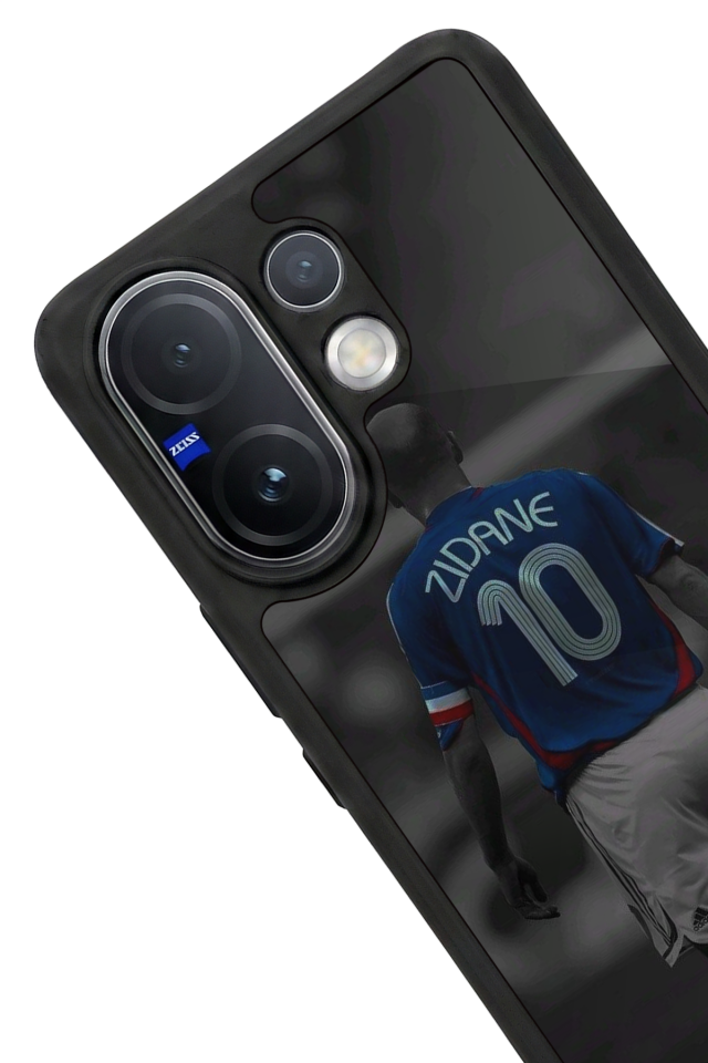 Vivo V60 Uyumlu Zidane Tasarımlı Glossy Premium Kılıf