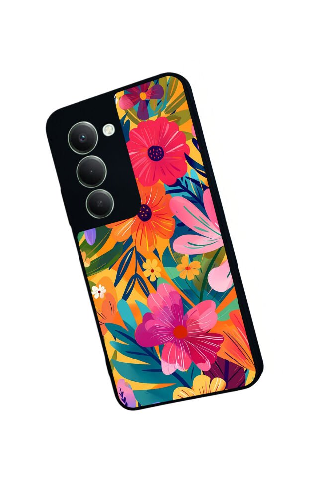 Xiaomi Redmi 15 5G Uyumlu Floral Tasarımlı Glossy Premium Kılıf