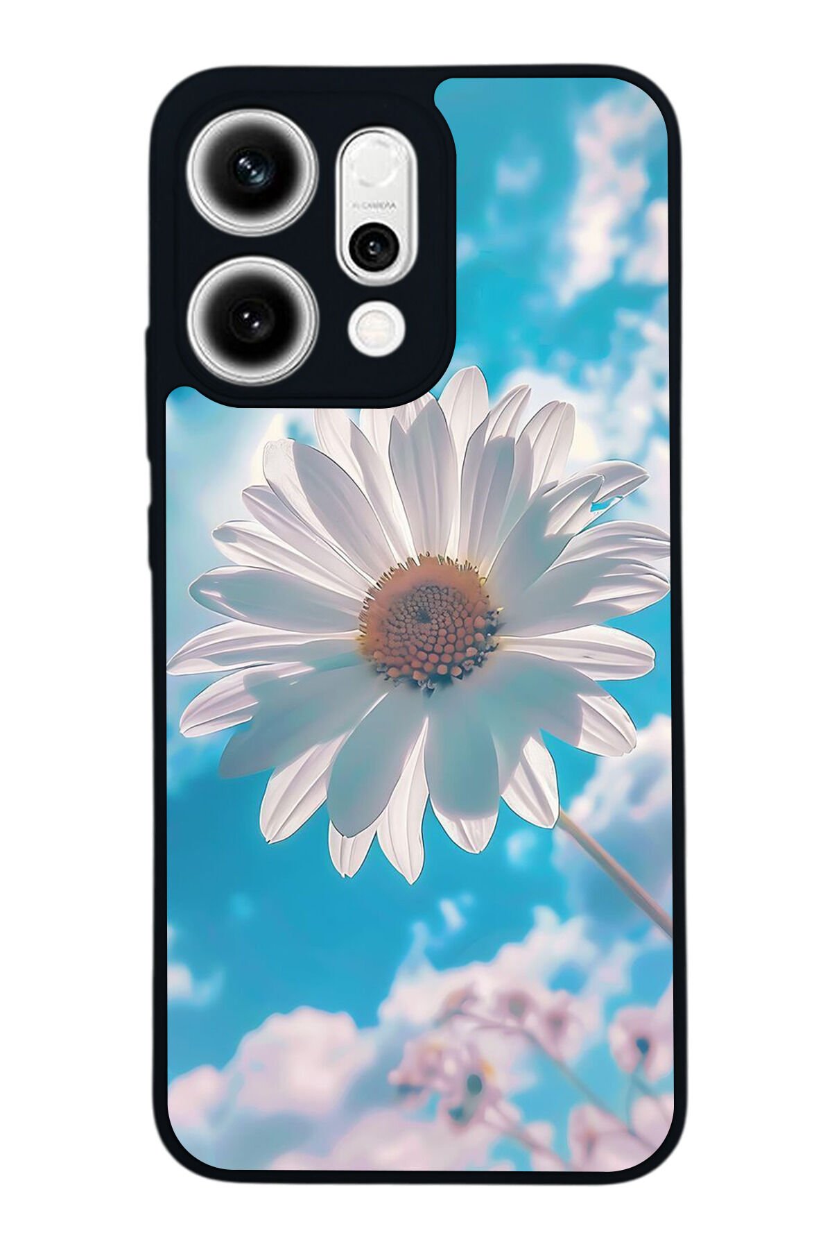 Oppo Reno 14 Uyumlu Cicek Tasarımlı Glossy Premium Kılıf