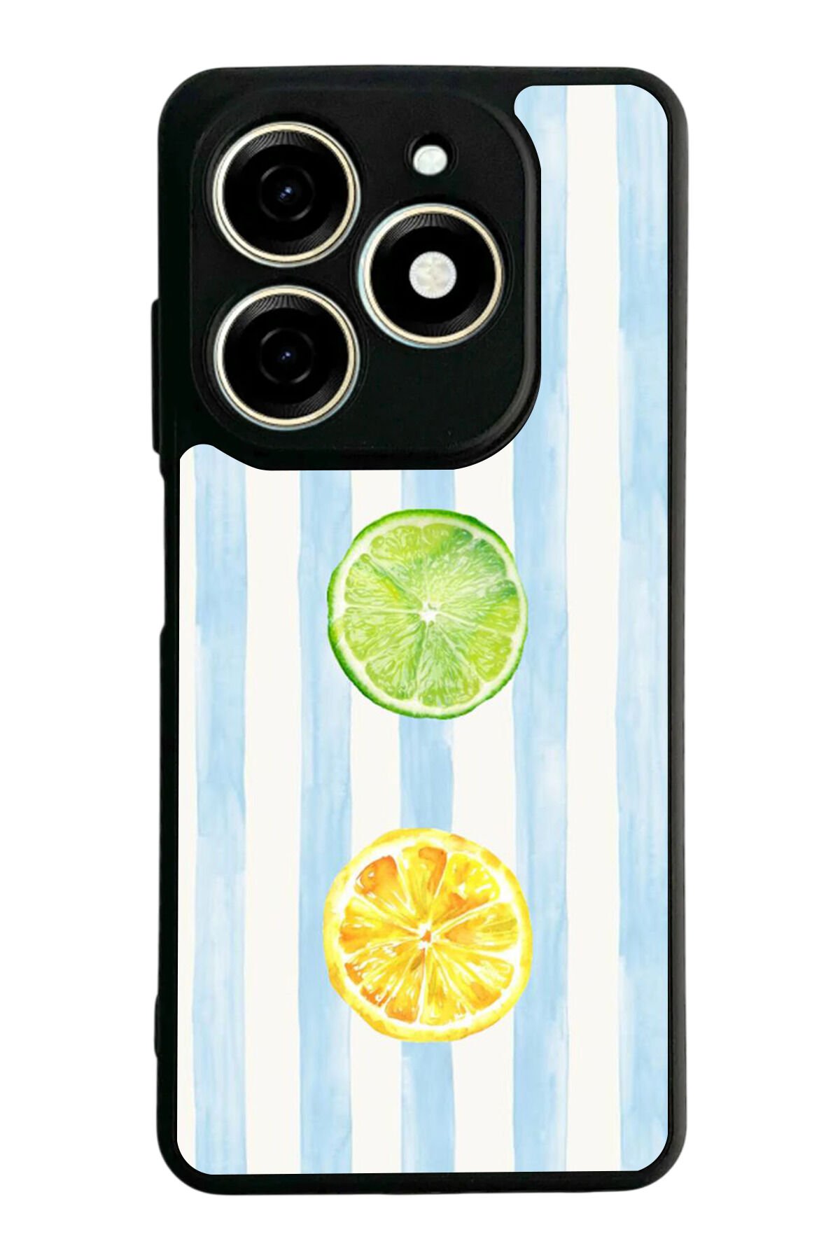 Infınıx Smart 8 Pro Uyumlu Limon Tasarımlı Glossy Premium Kılıf