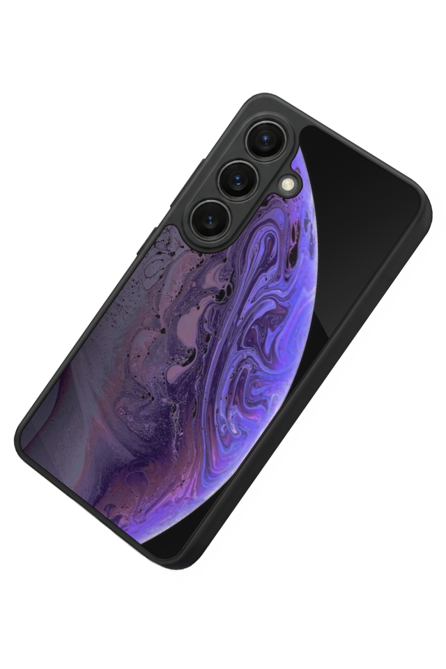 Samsung Galaxy S26 Uyumlu Ay Tasarımlı Glossy Premium Kılıf