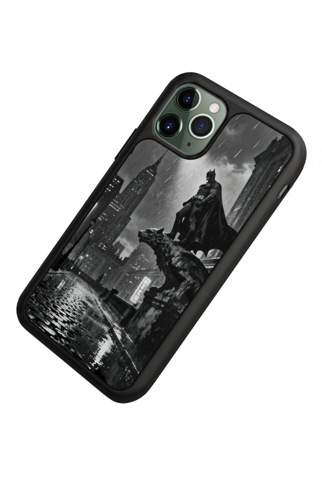 iPhone 11 Pro Max Uyumlu Batman Tasarımlı Glossy Premium Kılıf