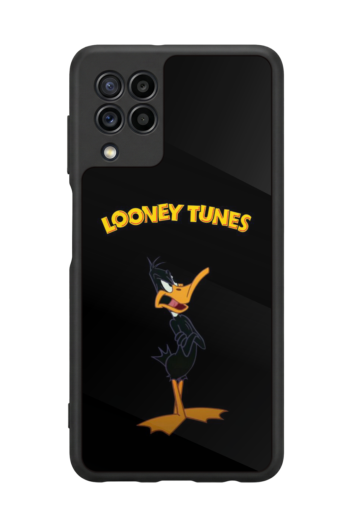Samsung Galaxy M32 Uyumlu Daffy duck Tasarımlı Glossy Premium Kılıf