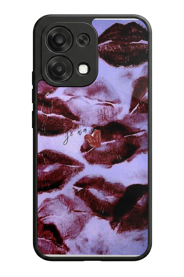 Oppo A6 Pro Uyumlu Dudak Tasarımlı Glossy Premium Kılıf