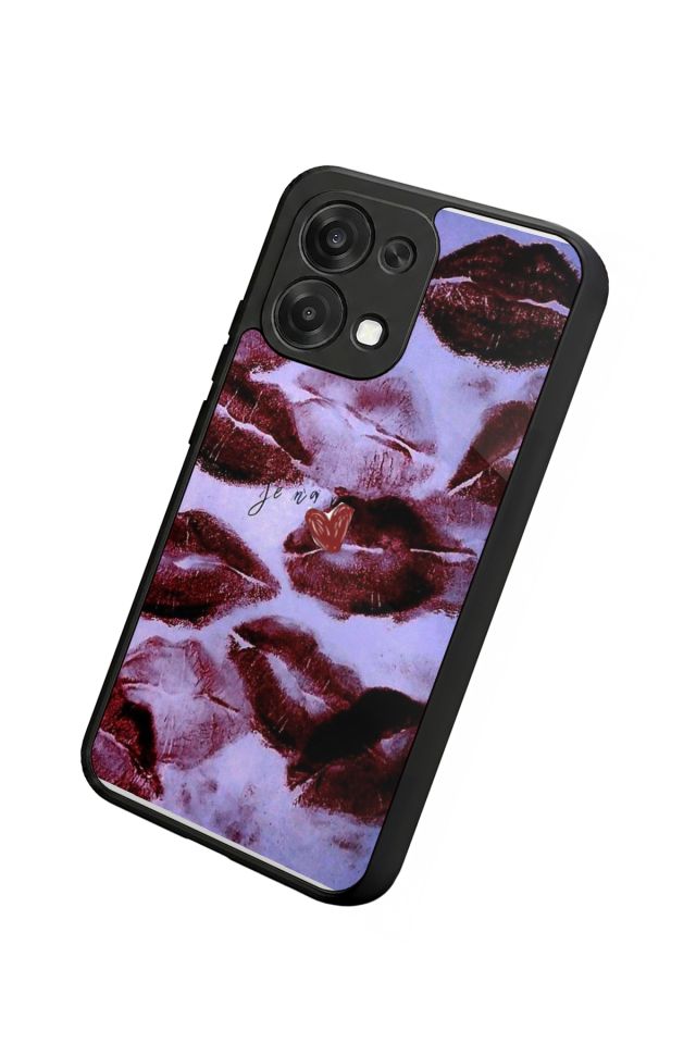 Oppo A6 Pro Uyumlu Dudak Tasarımlı Glossy Premium Kılıf