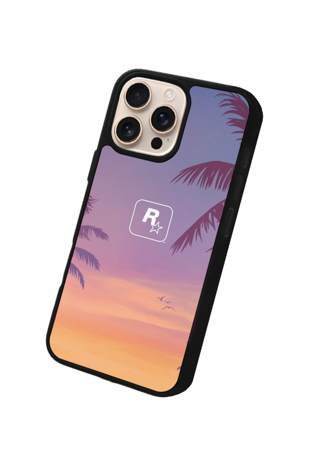 iPhone 15 Pro Uyumlu GTA Tasarımlı Glossy Premium Kılıf