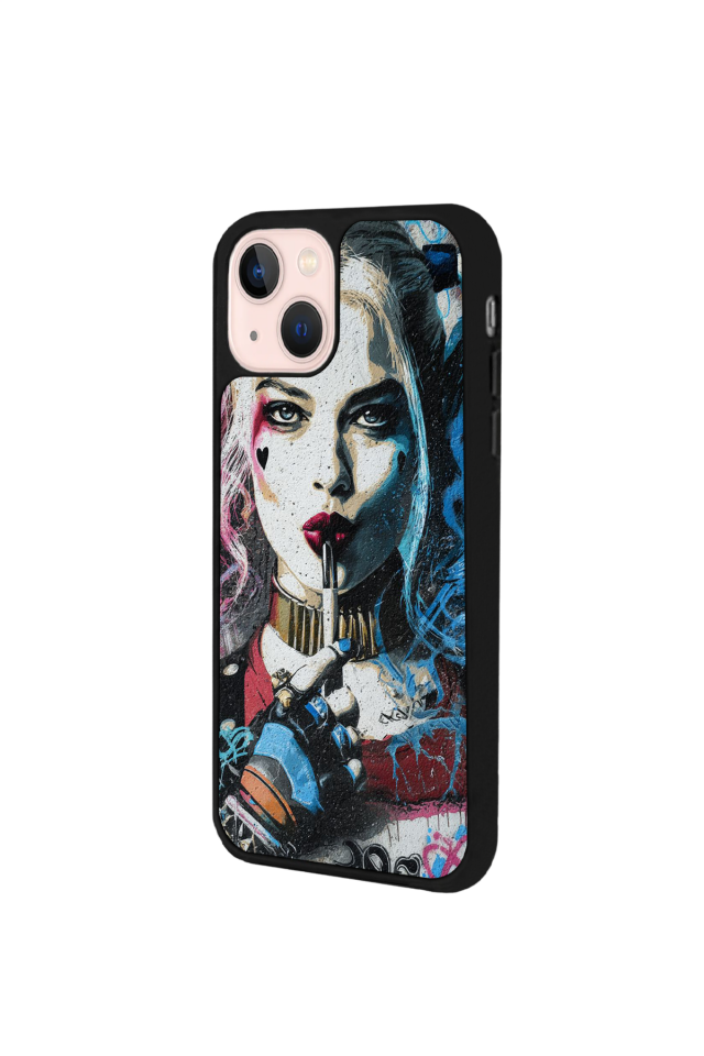 iPhone 14 Plus Uyumlu HarleyQueen Tasarımlı Glossy Premium Kılıf