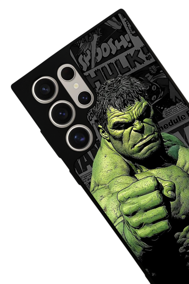 Samsung Galaxy S22 Ultra Uyumlu Hulk Tasarımlı Glossy Premium Kılıf