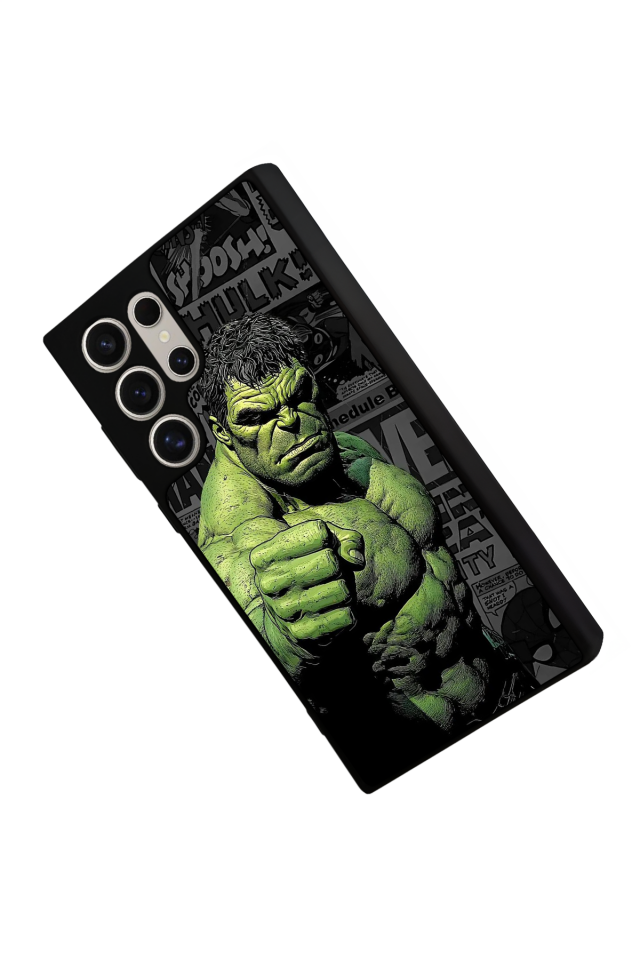 Samsung Galaxy S22 Ultra Uyumlu Hulk Tasarımlı Glossy Premium Kılıf