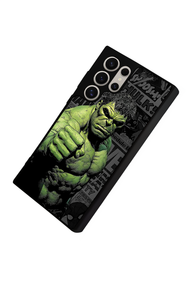 Samsung Galaxy S22 Ultra Uyumlu Hulk Tasarımlı Glossy Premium Kılıf