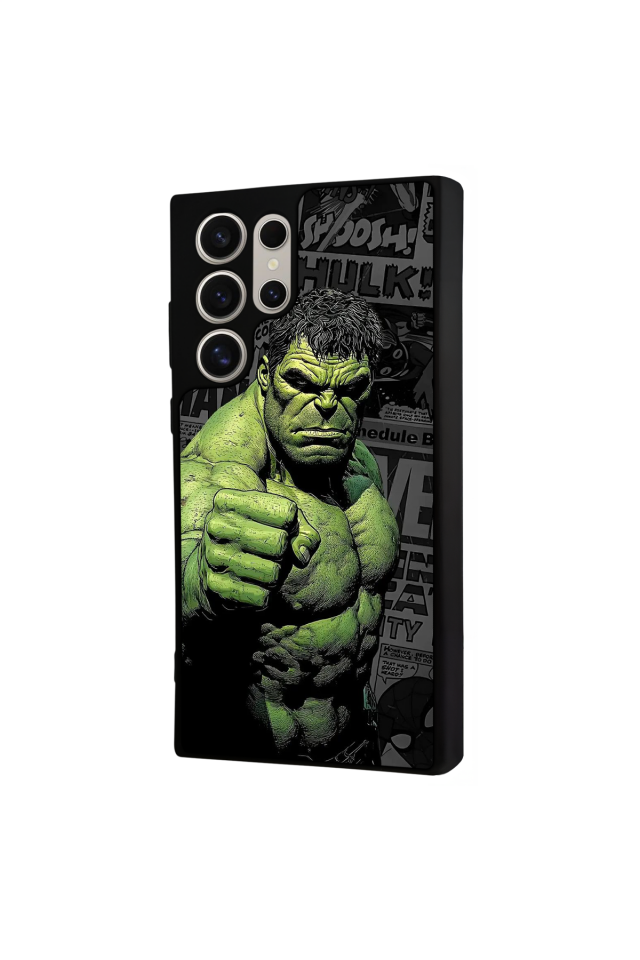 Samsung Galaxy S22 Ultra Uyumlu Hulk Tasarımlı Glossy Premium Kılıf
