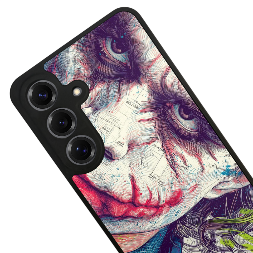Samsung Galaxy S25 Uyumlu Joker Tasarımlı Glossy Premium Kılıf