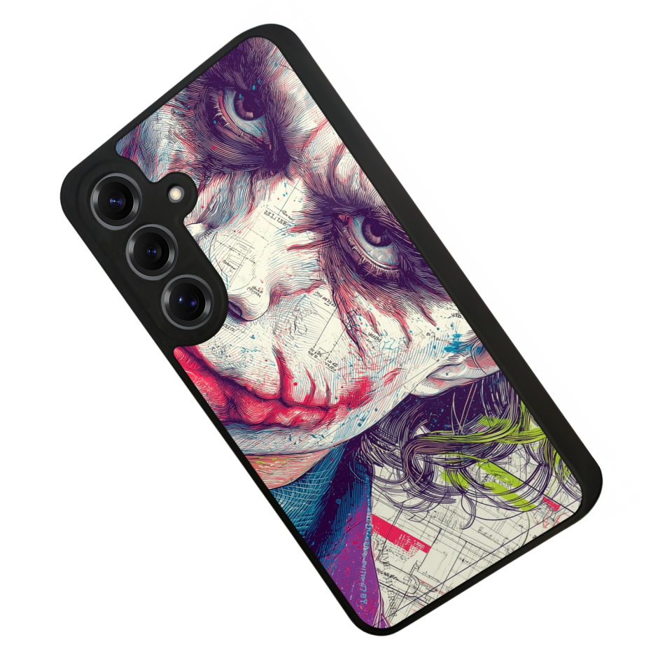 Samsung Galaxy S25 Uyumlu Joker Tasarımlı Glossy Premium Kılıf