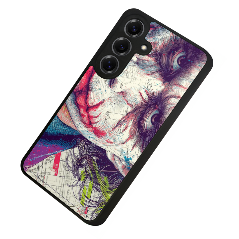 Samsung Galaxy S25 Uyumlu Joker Tasarımlı Glossy Premium Kılıf