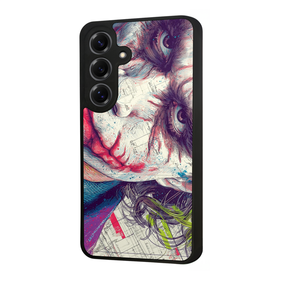 Samsung Galaxy S25 Uyumlu Joker Tasarımlı Glossy Premium Kılıf