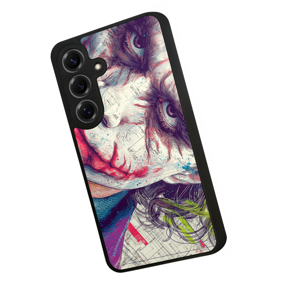 Samsung Galaxy S25 Uyumlu Joker Tasarımlı Glossy Premium Kılıf
